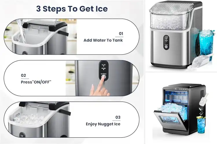 Detailed view of Best 35 Pounds Per Day Ice Makers
