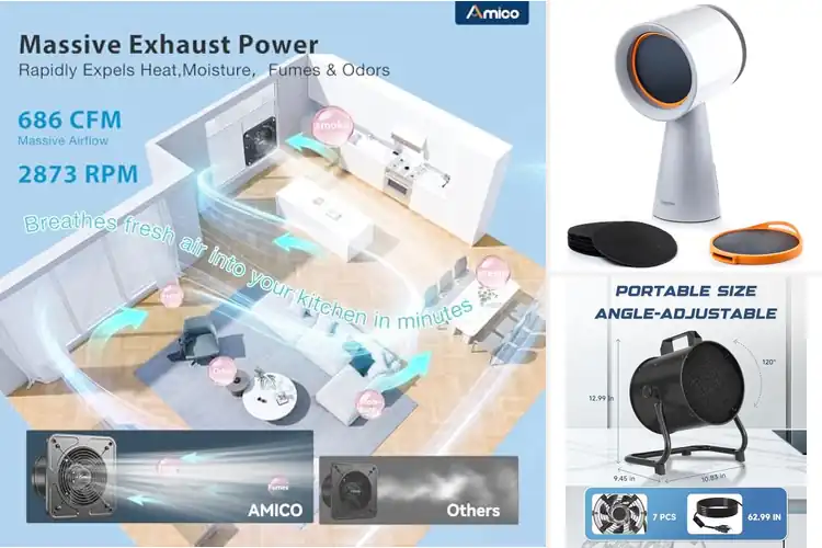 Detailed view of Best Apartment Kitchen Fans