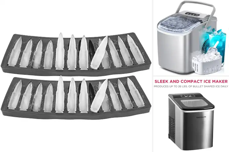 Detailed view of Best Bullet Shaped Ice Cubes