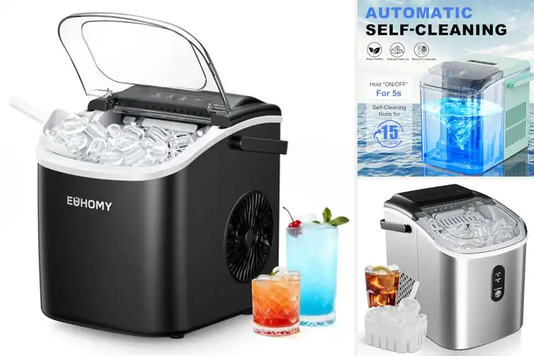 Detailed view of Best Compact Ice Maker With Handle