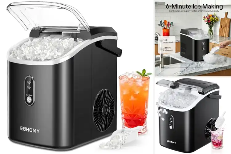 Detailed view of Best Compact Nugget Ice Makers With Portable Handle