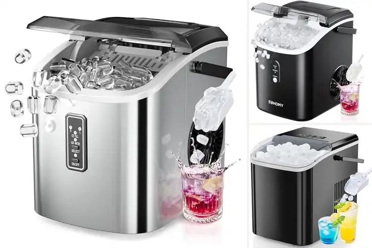 Detailed view of Best Countertop Ice Maker Size