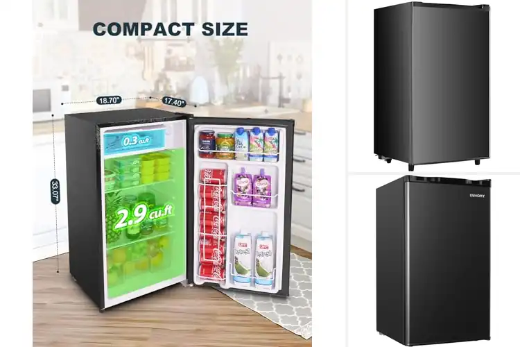 Detailed view of Best Dorm Office Bedroom Mini Fridge For Easy Access