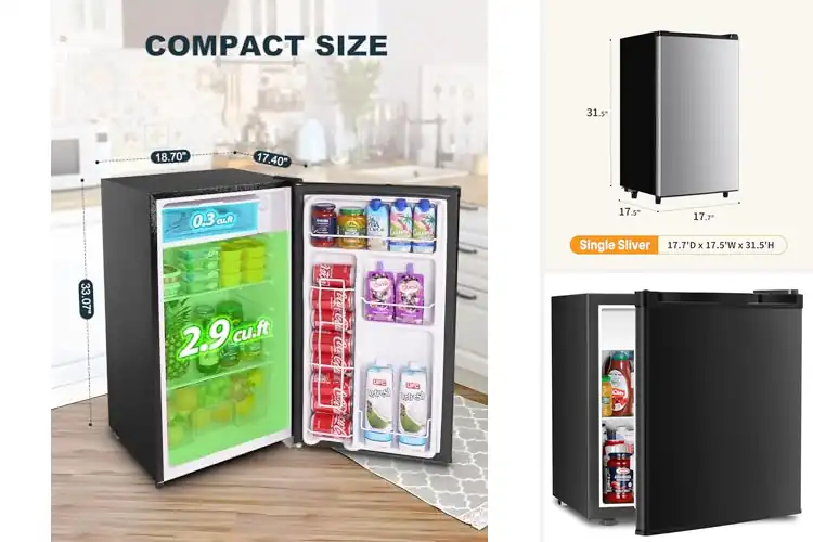 Detailed view of Best Dorm Room Mini Fridge For Students