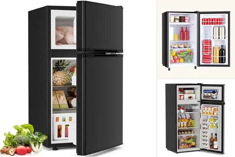 Detailed view of Best Durable Dorm Fridge With Adjustable Feet