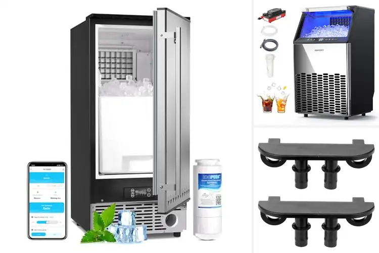 Detailed view of Best Easy Clean Ice Makers With Drain Plug