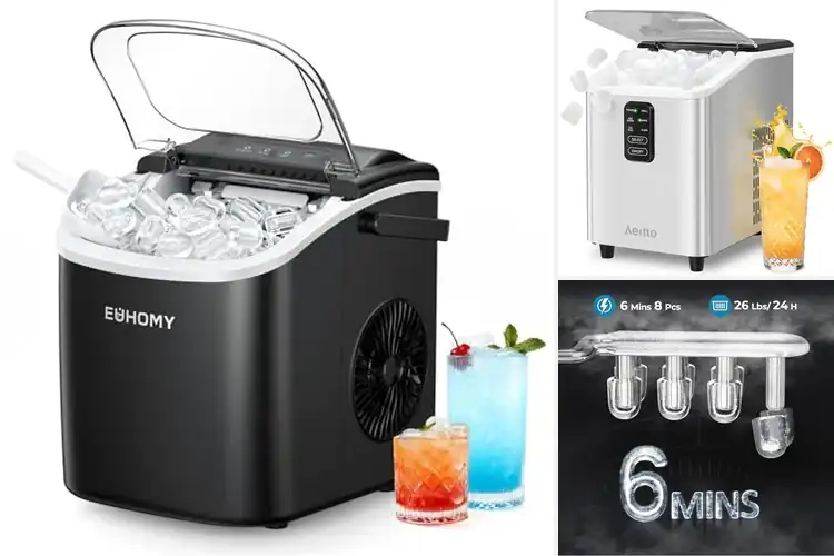 Detailed view of Best Ice Makers for Home Use: Fast, Quiet & Fresh Ice Cubes