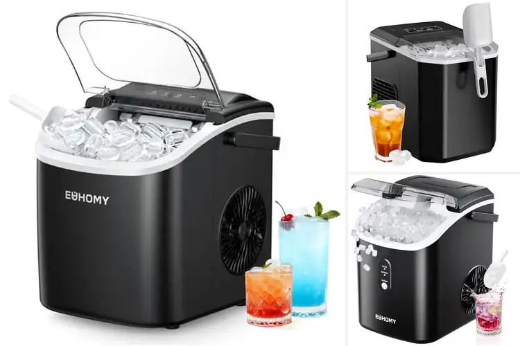 Detailed view of Best Ice Makers With Ice Basket And Scoop