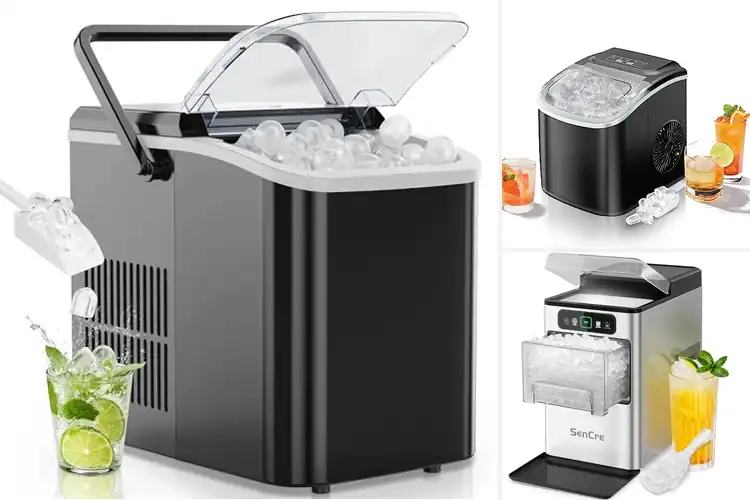 Detailed view of Best Ice Makers With Ice Scoops And Baskets