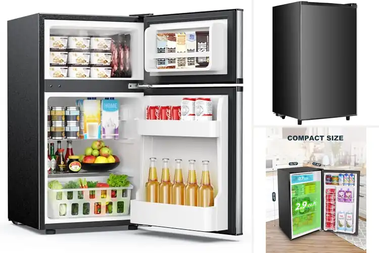 Detailed view of Best Mini Fridge With Freezer For Dorm