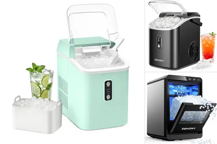 Detailed view of Best Portable Nugget Ice Makers With Transparent Lid