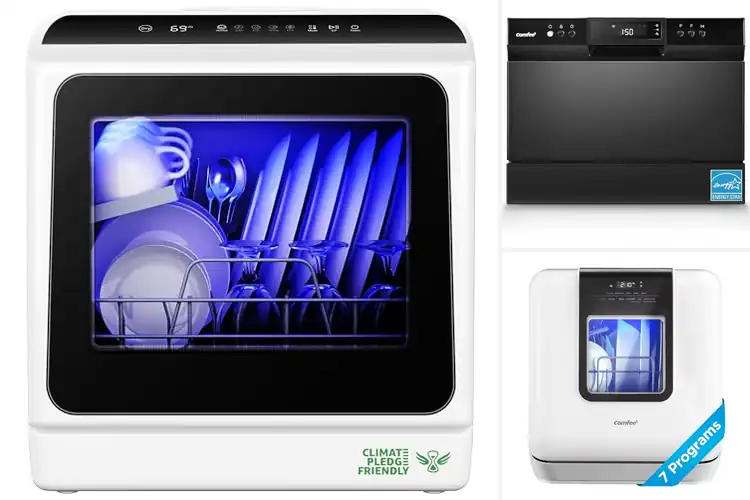 Detailed view of Best Quick Wash Portable Dishwasher Programs