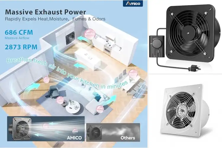 Detailed view of Best Quiet Kitchen Exhaust Fans