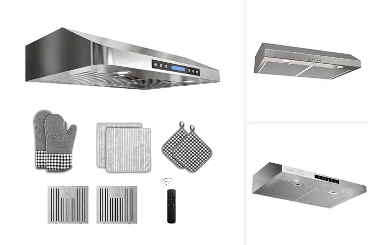 Detailed view of Best Quiet Range Hoods: Silent Power for Modern Kitchens