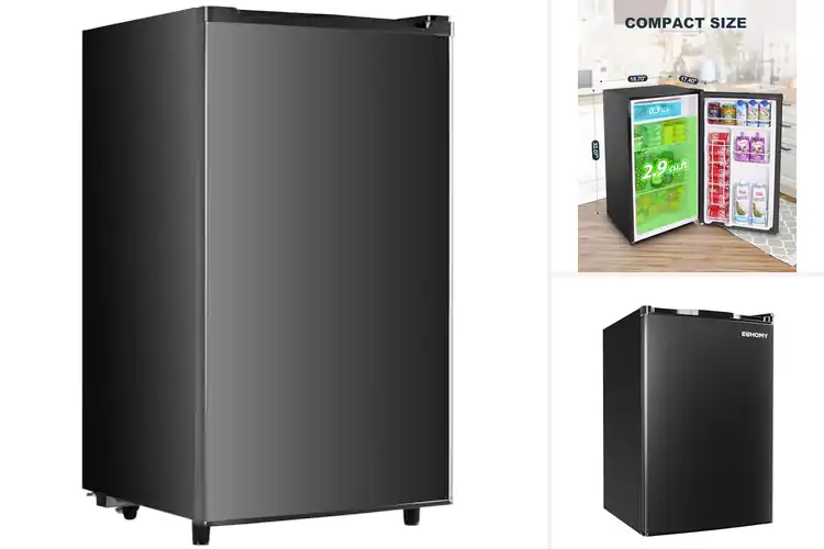 Detailed view of Best Single Door Mini Fridge With Freezer Capacity