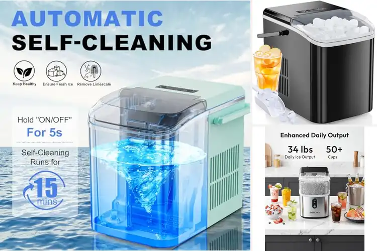Detailed view of Best Sleek Ice Maker Design: Stylish, Fast & Easy to Use