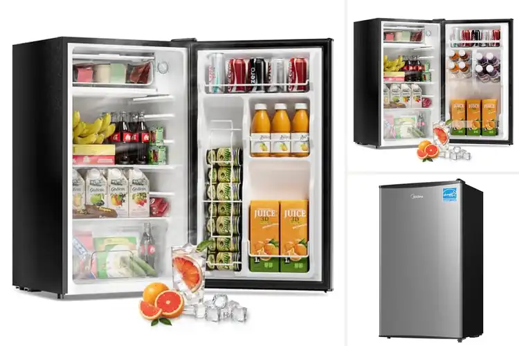 Detailed view of Best Small Fridge With Reversible Door