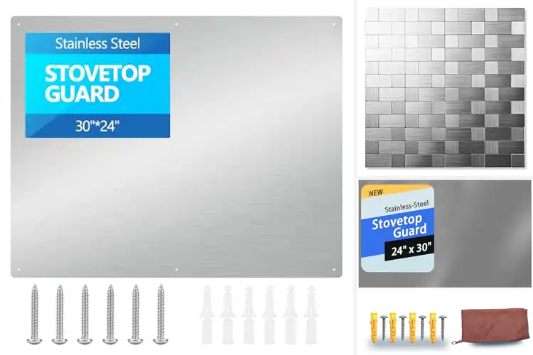 Detailed view of Best Stainless Steel Backsplashes