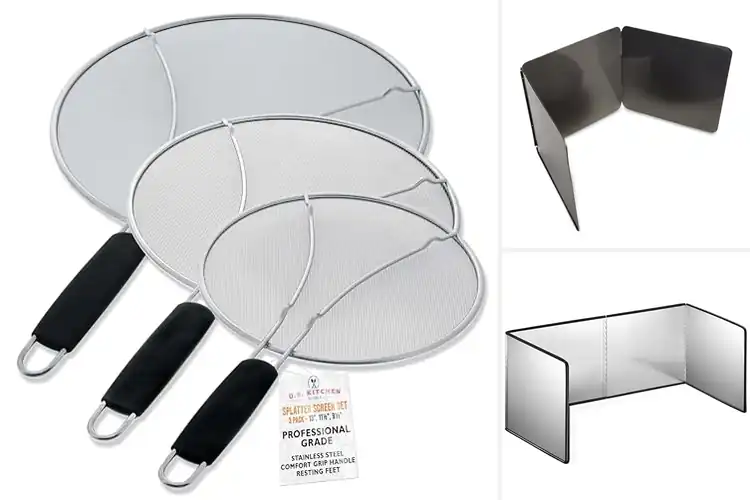Detailed view of Best Stovetop Splatter Guards
