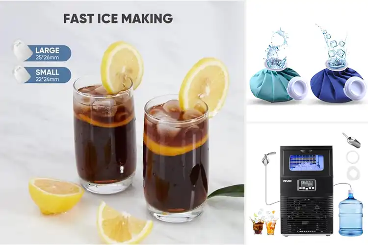 Detailed view of Best Two Ice Size Options: Chill Drinks Fast & Slow