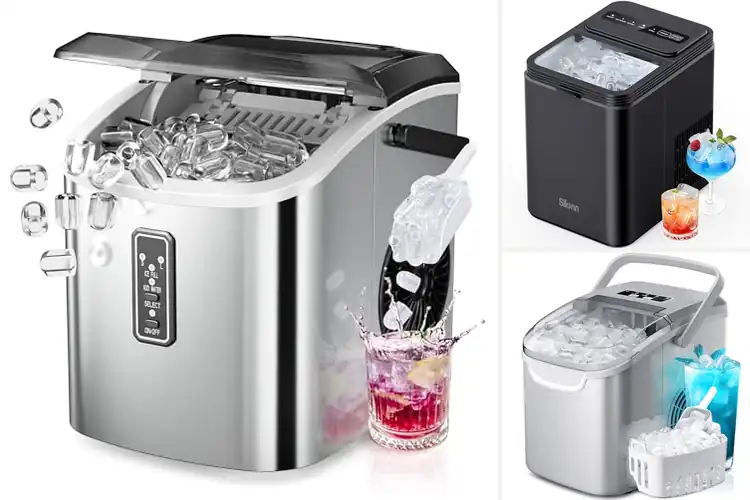 Detailed view of Best Two Size Bullet Ice Cubes
